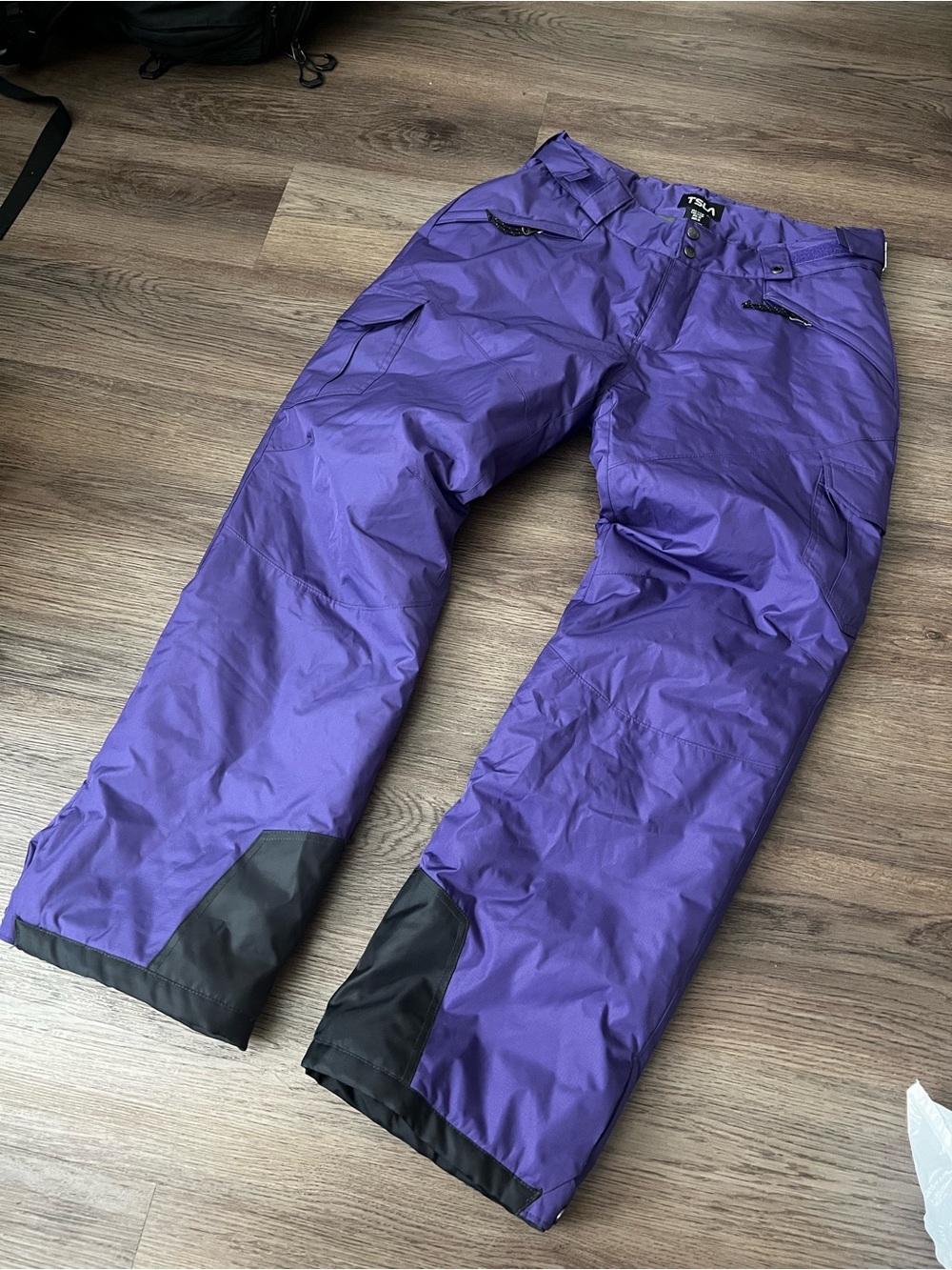 TSLA Purple Waterproof Snow Ski Pants Men Size L